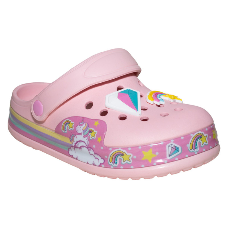 Κοριτσίστικα τύπου crocs με φωτάκια