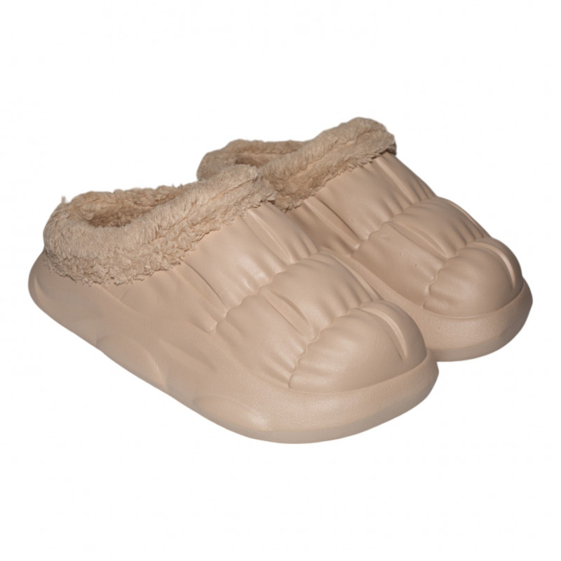 Γυναικεία τύπου crocs με γούνα